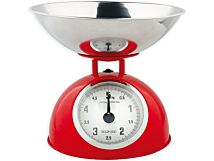 Waga kuchenna w stylu retro do 5kg czerwona