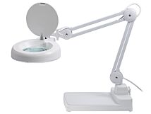 Lupa podświetlana 8 dioptrii fi 127mm z podstawą