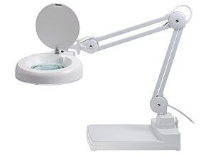 Lupa podświetlana 8 dioptrii fi 127mm z podstawą